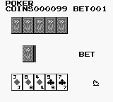 Card Game screenshot 3 for GameBoy